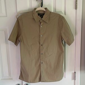 Banana Republic short sleeve khaki shirt size medium